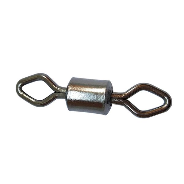 

1000 pcs/lot diamond eye fishing rolling swivel terminal tackle stainless carp fly fishing connector