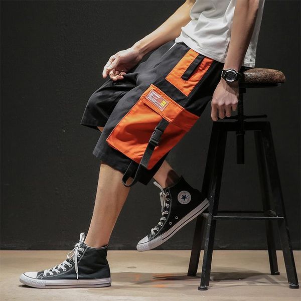 

cotton mens cargo shorts summer fashion camouflage stretch male shorts pocket casual sweatpants modis camo outdoors pants ee5dk, White;black