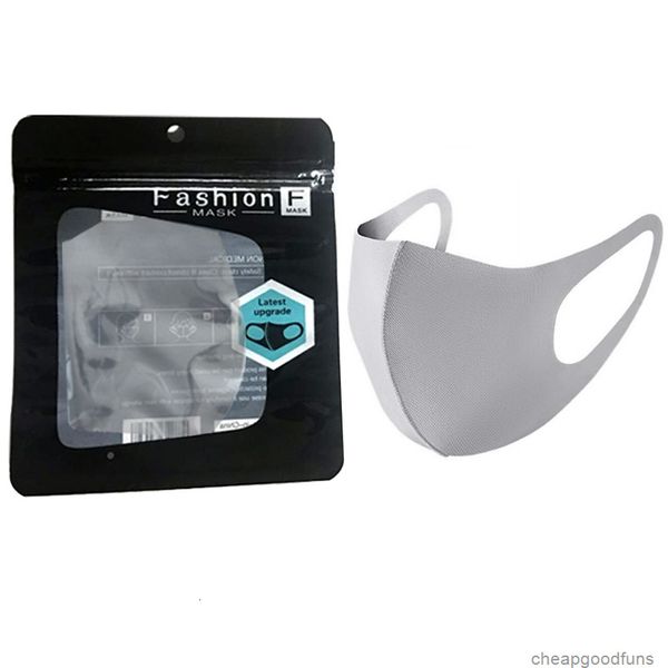 

uubv4mask anti dust face mouth cover pm2.5 respirator dustproof anti-bacterial washable reusable ice silk cotton masks tools in stock 3