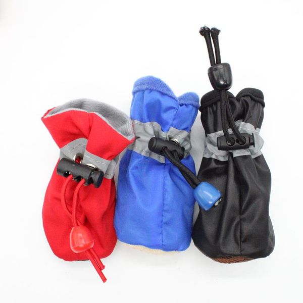 

4pcs/set waterproof anti-slip pet shoes for small dogs cats chihuahua yorkie thick snow dog boo bbypue