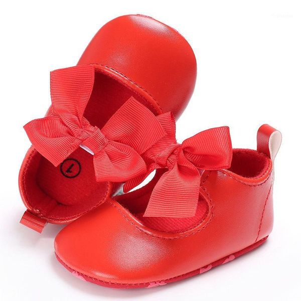 

princess infant baby girl dress ballet party shoes kids mary jane toddler butterfly knot cute shoe pu leather children prewalker1