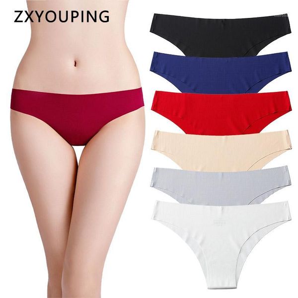 

ultra-thin seamless briefs women panties underwear low rise one-piece lingerie female soft xs-l us size solid1, Black;pink