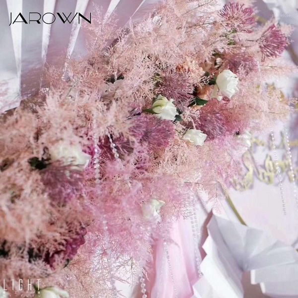 

jarown nordic 6 fork misty flower wedding decor diy flower arrangement accessories pine needle home party decoration1