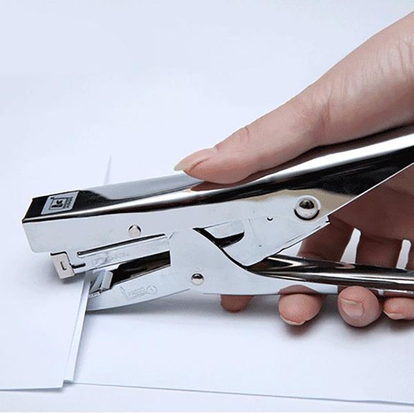 

durable metal stapler office accessories home stationery 24 6 and 26 6 staples labor saving heavy duty paper plier stapler h bbyadt