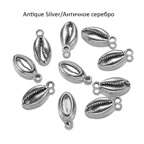 

20pcs/lot plated gold bohemian cowrie conch shells charm pendant for necklaces bracelet jewelry makings supplies wmtimq