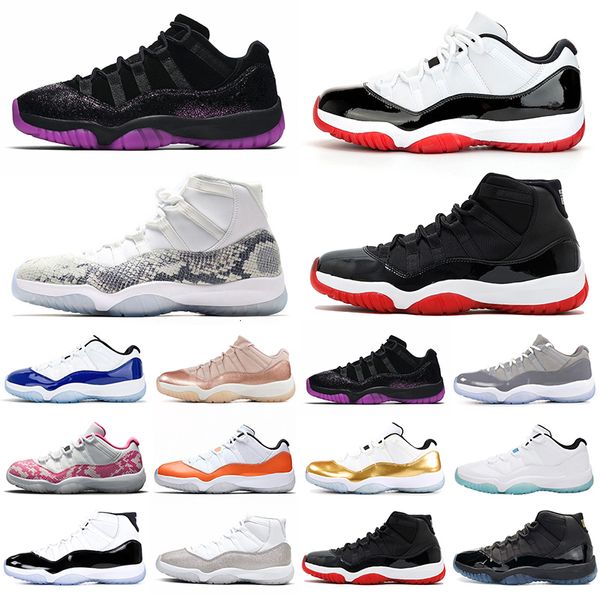 

fashion bred 11 metallic jumpman 11s silver men women basketball shoes space jam concord gamma blue mens trainers athletic sports sneakers, White;red