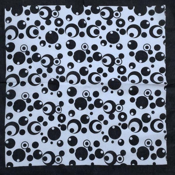 

outdoor cycling black and white women men headband turban bandana square cotton scarf hip hop hair neck wrap scarf jlliyp