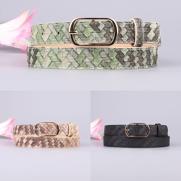 

jikj 1pc women's elegant belt chains girl waistband golden mirror plate thin with belt cummerbund wide fashion dress metal band, Black;brown