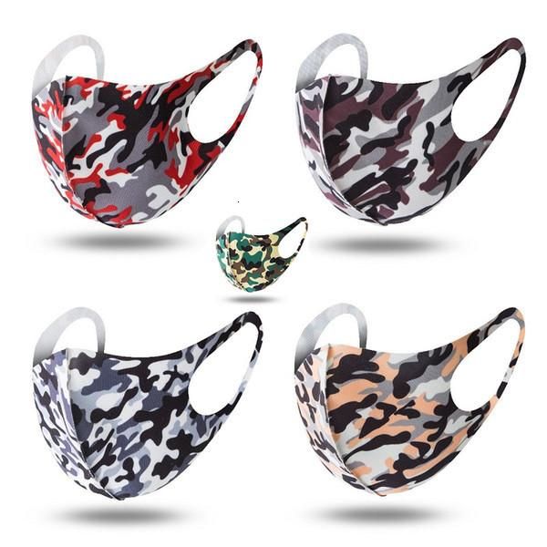 

washable dustproof breathable cycling camouflage anti-dust anti-smog women men outdoor sports for face masks unisexlku0 abdcr