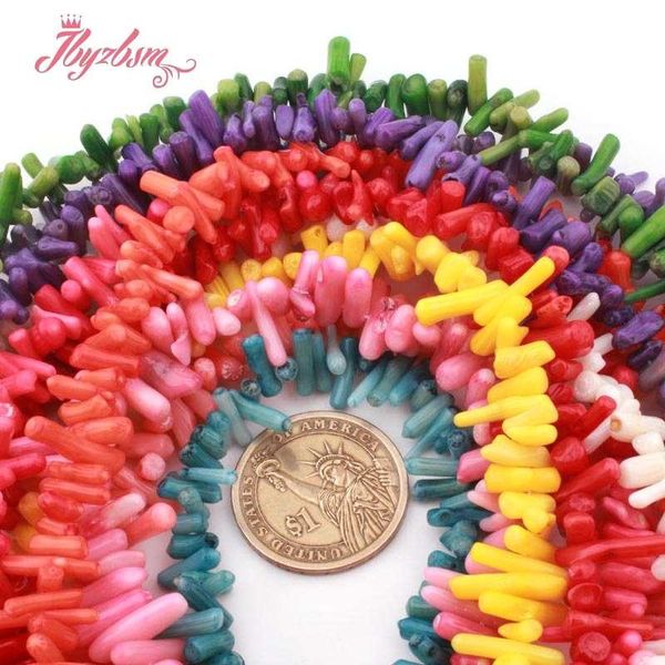 

3-6x5-10mm irregular shape orm coral beads loose natural stone beads for diy necklace bracelet earring jewelry making 15" wmtmnv