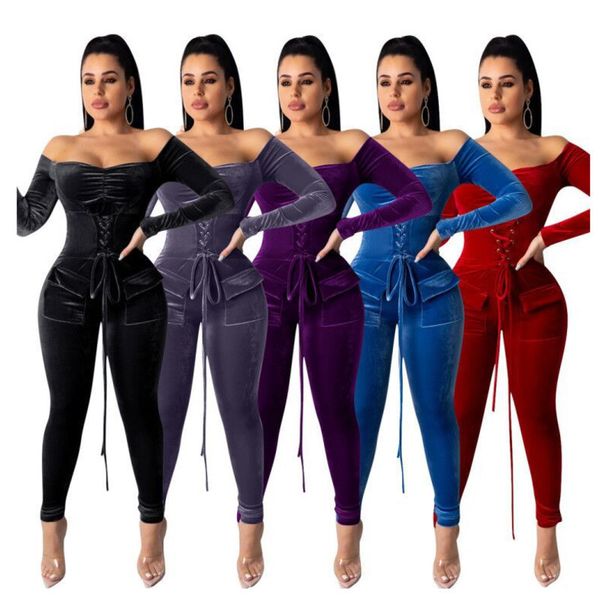 

w8252 women's fashion casual character corns bandage jumpsuit, Black;white