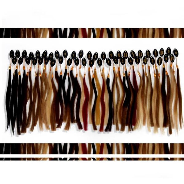 

100% human hair color ring chart for hair extensions 46 different colors with ombre qylzep sweet07