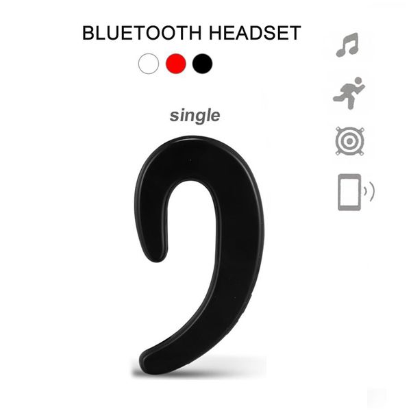 

новый s12 bluetooth-гарнитура для наушников bt4.2 + edr беспроводные наушники ушной крюк с микрофоном стерео голос в розничной коробке спорт