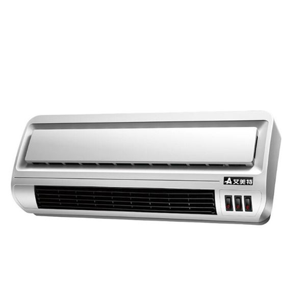 

fashion ptc ceramic heater household heater waterproof bathroom wall-mounted electric low noise adjustable thermostat