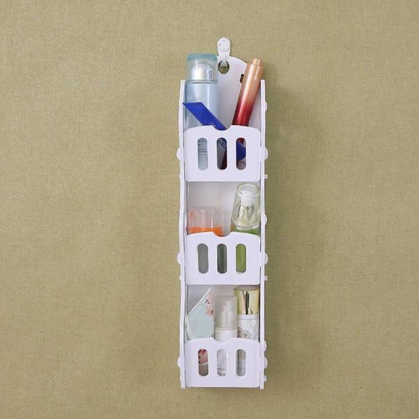 

storage rack shelf wall hanging 3 layers holder organizer for bathroom cosmetics makeup thin889