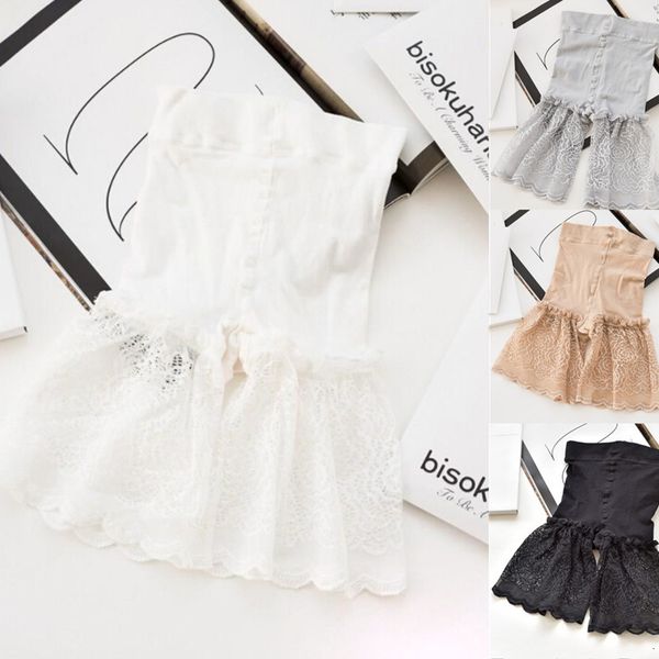 

women stretch breathable anti emptied underwear shorts summer lace patchwork safety short boxer shorty female, White;black