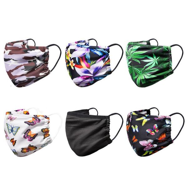 

factoryehl0protective brand designer 3 layer face mask ultraviolet-proof dustproof riding cycling sports print mouth masks ou