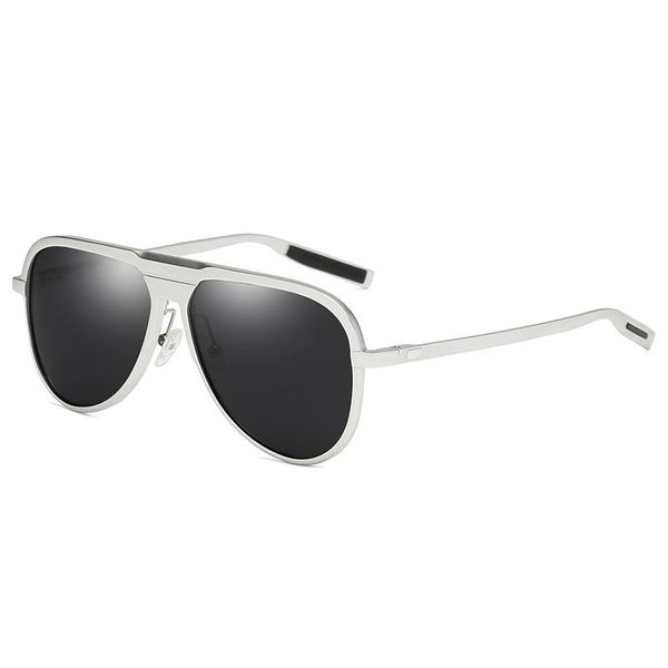 

offray aluminum magnesium polarized men sunglasses trend ultralight outdoor sports 9828 uv400 protection eyewear, White;black