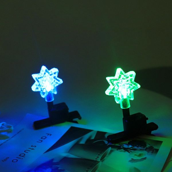 

soft glue luminescence hairpin cartoon led light up toys hair clip opp packing selling with various patterns 0 83mc j1