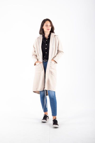 

ardanewline women trench coat 349230, Tan;black