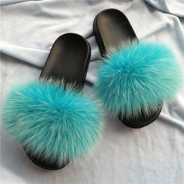 

slippers women fur fashion plush flip flops ladies summer casual sandals indoor fluffy slides home flat shoes1, Black