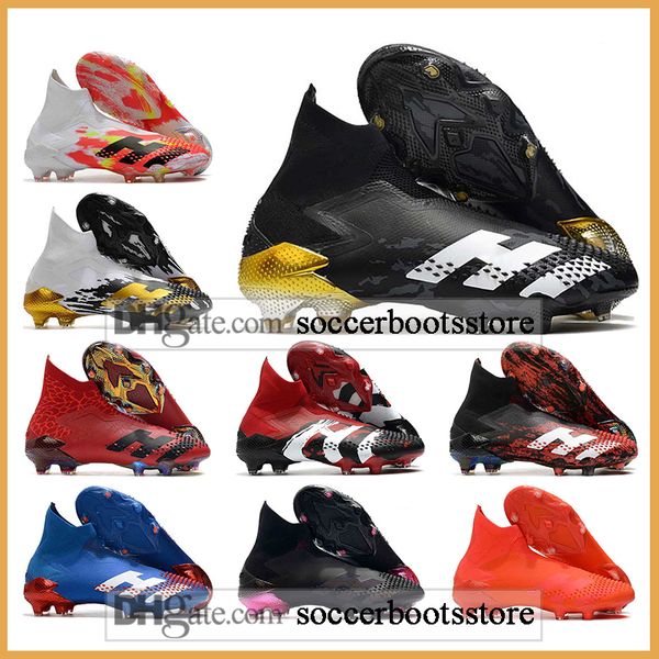 

подарочная сумка дети высокие лодыжки футбольные сапоги молодежные мальчики хищник мутатор 20+ фч футбол клеиты мужской женский хищник мутат, Black