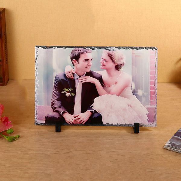 

sublimation blank oleograph rectangle thermal transfer printing lithograph natural rock board painting home study decoration 14 8rj j2