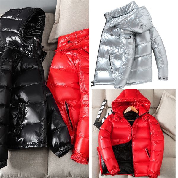 

r8fgx warm down jackets with mens coats solid zipper color designer outerwear stant collar designer plus size man down jacket, Black