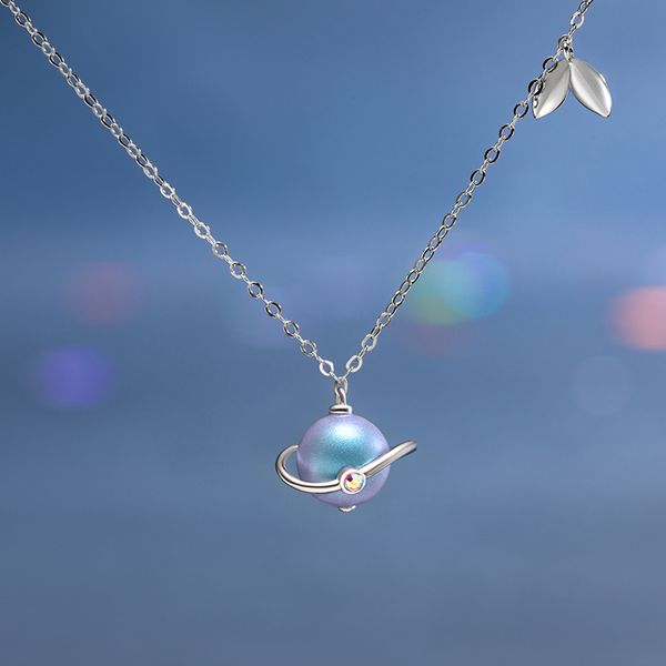 Thaya múltiplo à noite do design de sonho colar de pérolas coloridas s925 gargantilha de prata para as mulheres elegantes jóias presas q0531