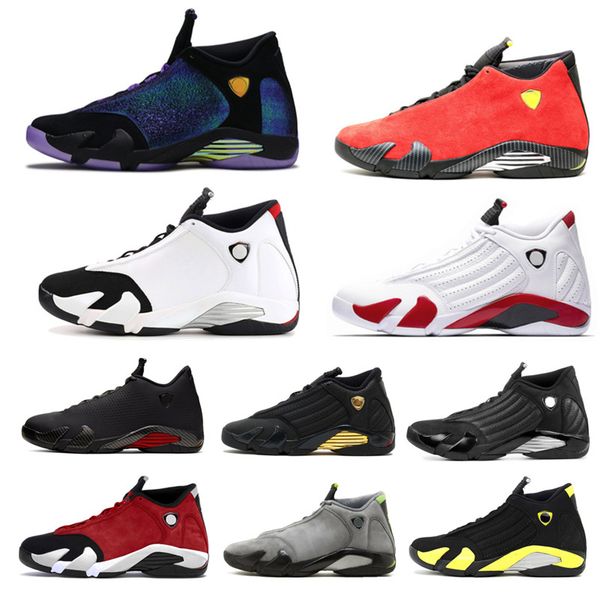 

2021 men 14 14s mens basketball shoes black toe gym red candy cane hyper loyel varsity royal desert sand mens sport shoes trainers sneakers