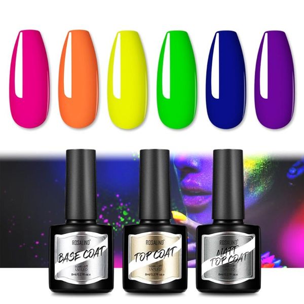 

nail gel 9pcs glue matte seal primer uv 667d, Red;pink