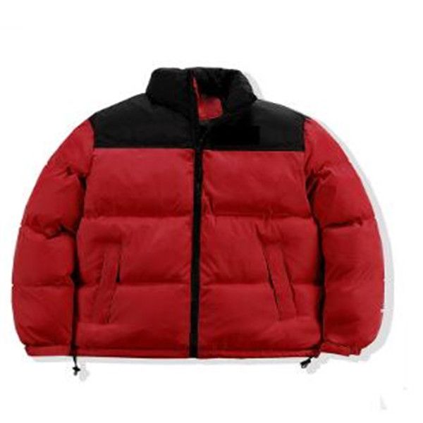 

new winter fashion men's coa women's parkas warm letter embroidery pattern windproof fabric jacket parkas, Black