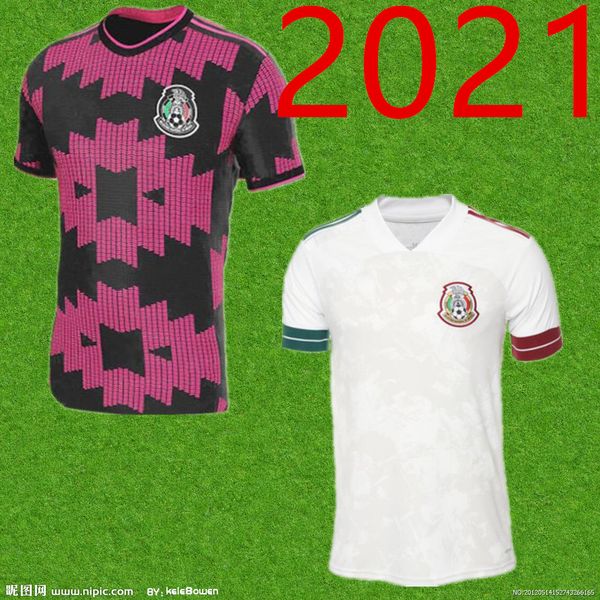 

men 20/21 mexico soccer jersey 2020 home red #14 chicharito #22 h.lozano soccer shirt c.vela a.guardado football uniform, Black;yellow