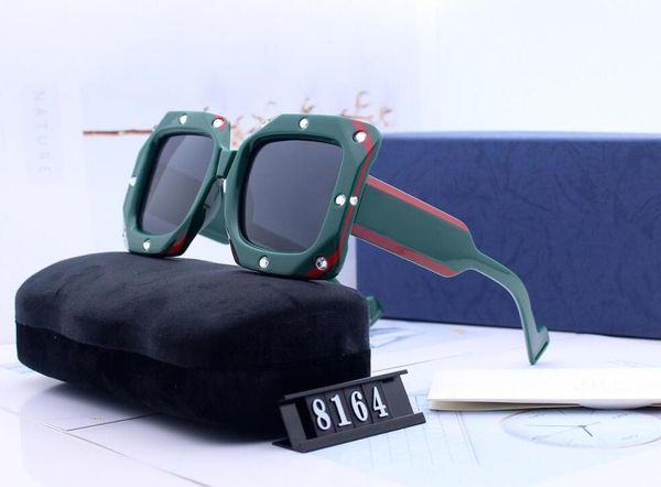 

new brand mens square sunglasses designer glasses eyewear frame hd lens womens sunglasses brand sun glasses, White;black