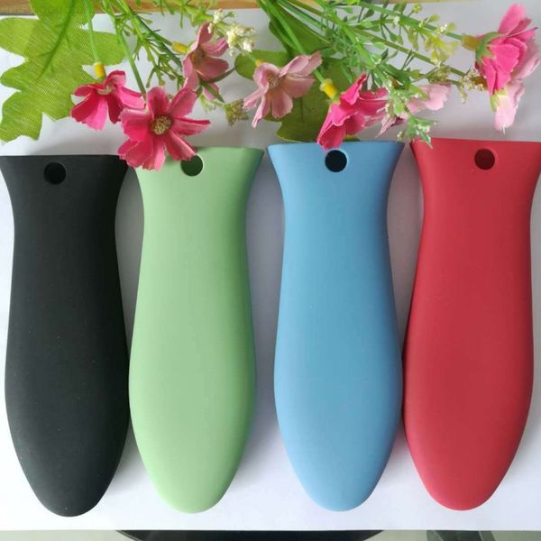 

silicone pot resistant non slip pan handle cover heat proof handles sleeve