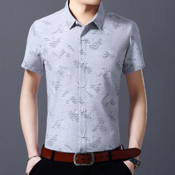 

ymwmhu fashion brand 2020 new arrival men's shirt cotton short sleeve cool summer slim male shirt streetwear clothes, White;black