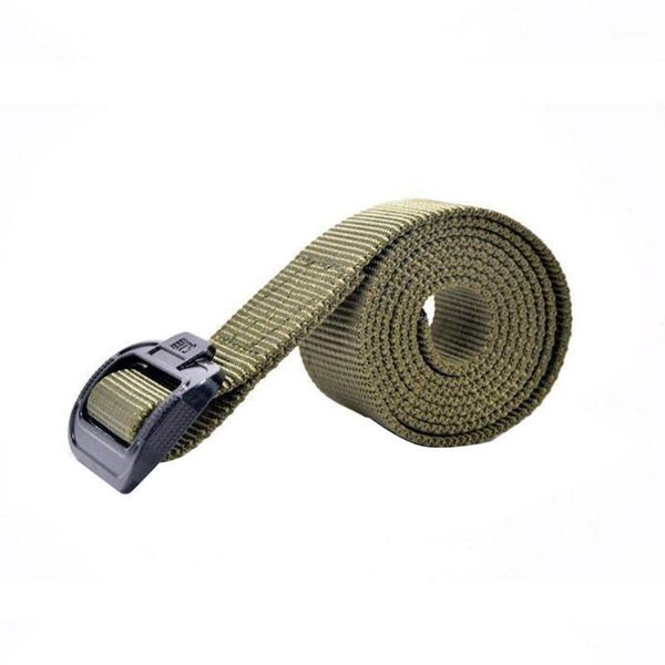 

men waist support casual nylon fabric front buckle training tactical belt indoor daily flexible lightweight accessories outdoor1, Black;gray