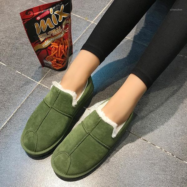 

boots warm winter snow women men couple flat with shoes non-slip fashion keep mother dad casual ankle boots1, Black