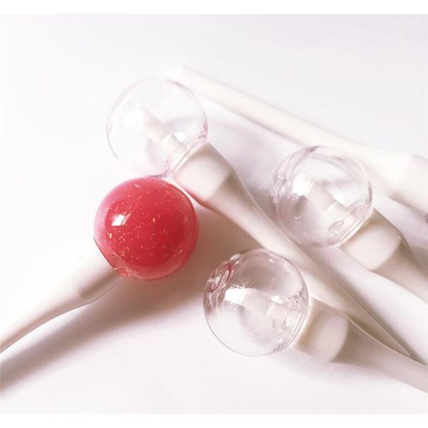 

6ml new clear lollipop bulb candy design empty gloss lipgloss tube ,lips bottle brush container mini refillable bottle1