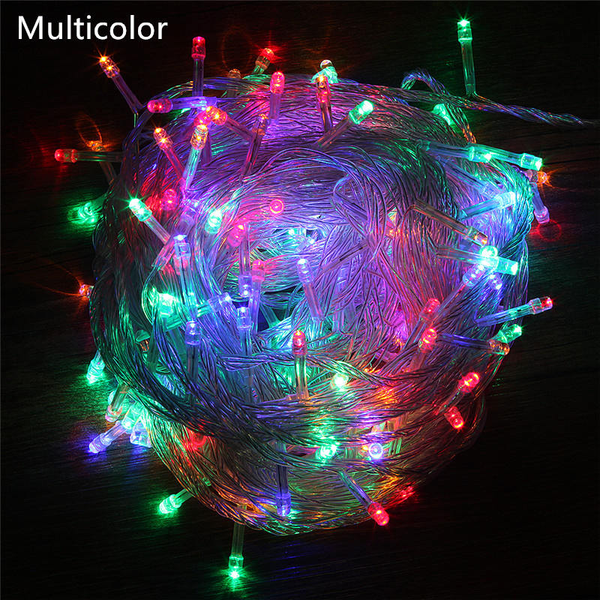 

10m led fairy light copper wire string holiday lights waterproof diy garland for party home wedding decoration lighting