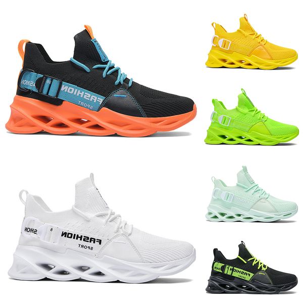 

2021 non-brand fashion men running shoes outdoor mens trainers triple black triple white cool grey all red sports sneakers color #4 40-46