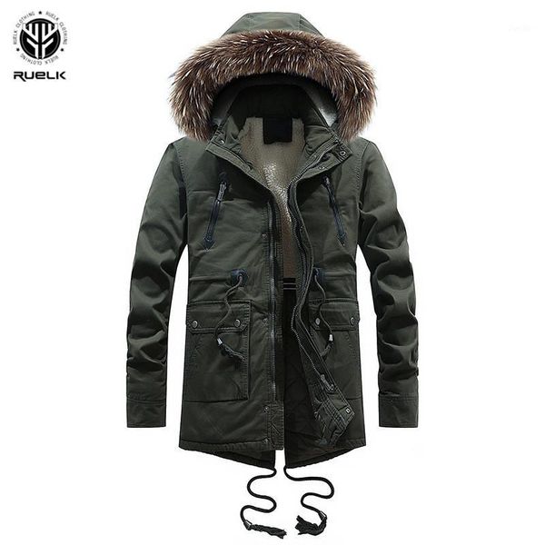 

ruelk 2018 new winter autumn men parkas warm down jacket casual parka male jacket casual slim fit hooded coat men1, Black