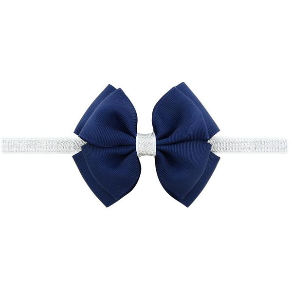 

1 шт. сладкий цвет детские лук оголовье серебряные ленты луки с тонкой фотографией для волос реквизиты девочек лук тиара headwrap 724 q jllz