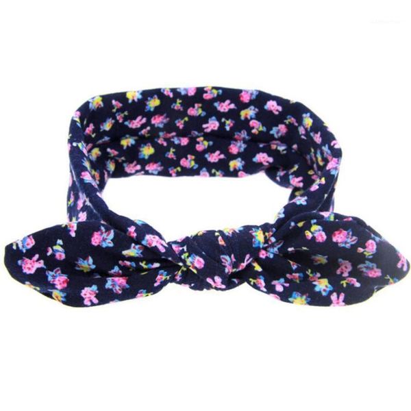 

dropship 2020 new arrival fashion girl ears elastic flowers bowknot headband printed mutilcolor bande de cheveux #j051, Slivery;white
