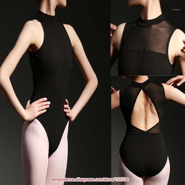 

girl ballet dance leotard tight elastic ballet stage dancing costume leotards for women1, Black;red