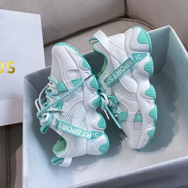 

fashion sneakers women platform sneaker female mesh breathable vulcanized brand running casual shoes woman summer c1212, Black;white