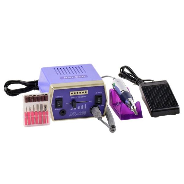 

nail art equipment 25000rpm electric drill milling cutter set, manicure powerful tool salon file eu pulg, Silver