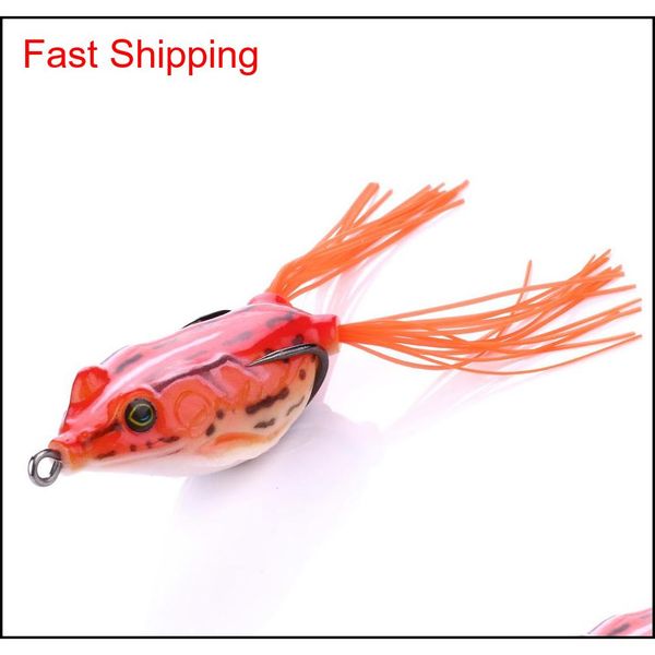 

lifelike soft frogs lures sile bait fishing tackle crankbait 5.5cm 1 qylvph bdepack2001