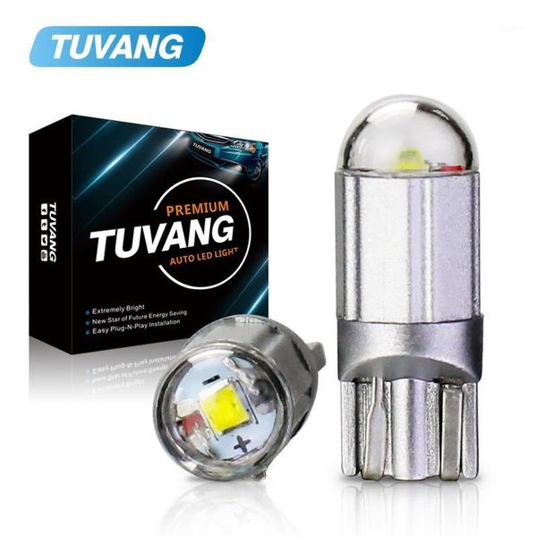 

emergency lights 2x t10 194 168 led bulb w5w cree chip car drl clearance reading interior replacement license plate lamp 12v 6000k white1