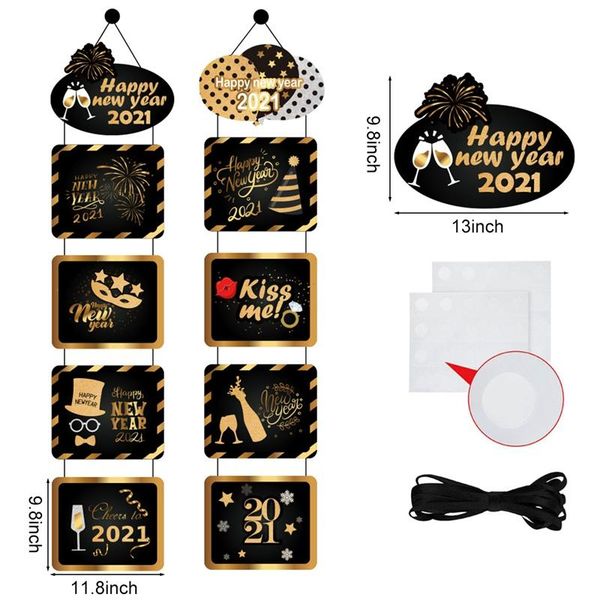 

fengrise рождество баннер с рождеством декор для дома door 2020 висячие рождественские украшения navidad подарков happy new year 2021 jlltmw